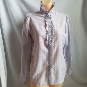 Vintage Arrow Cotton Long Sleeve Western Shirt L